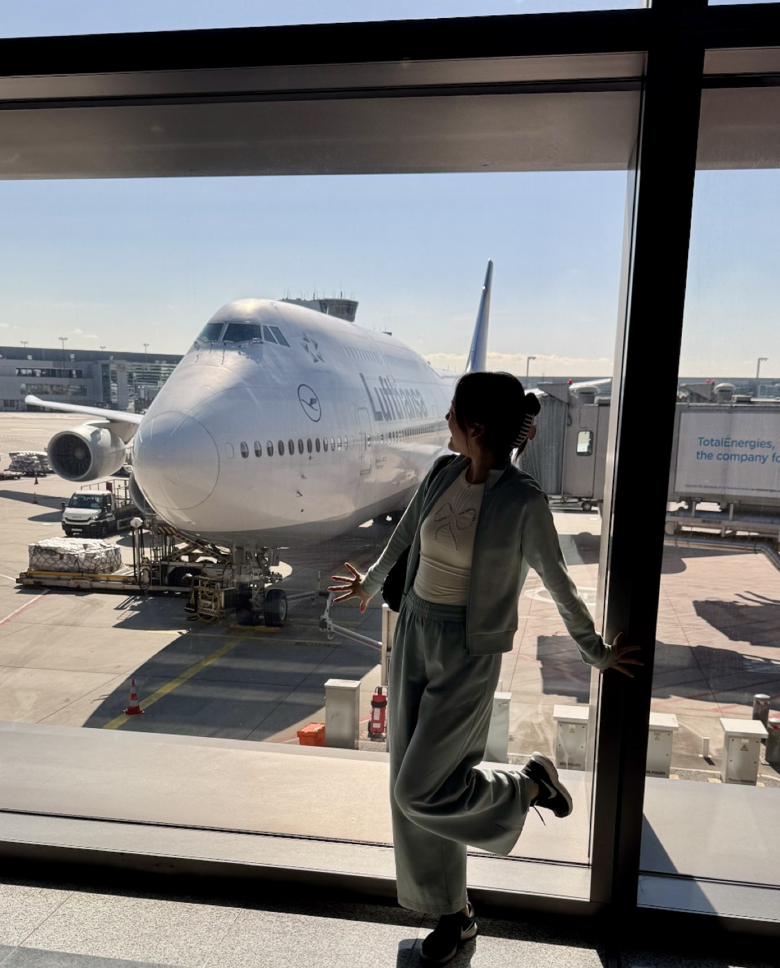 ドイツからニースへのフライト